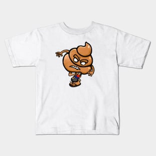 Poop Emoji Step Kids T-Shirt